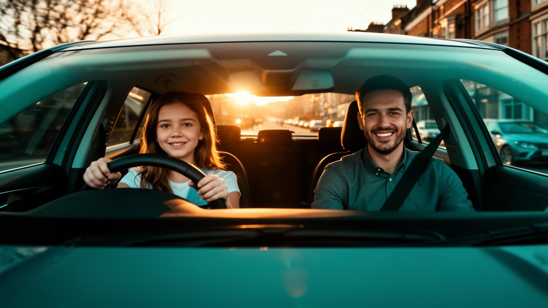 Professional driving lesson in a modern car across Rotherham and Sheffield